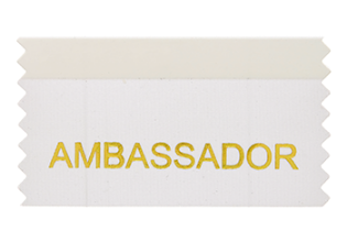 Ambassador Ribbon (Pack of 10)